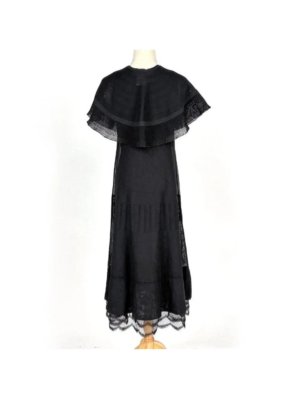 Chanel Open Shoulder Dress Set Cape